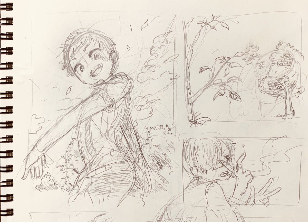 プロット中の落書き