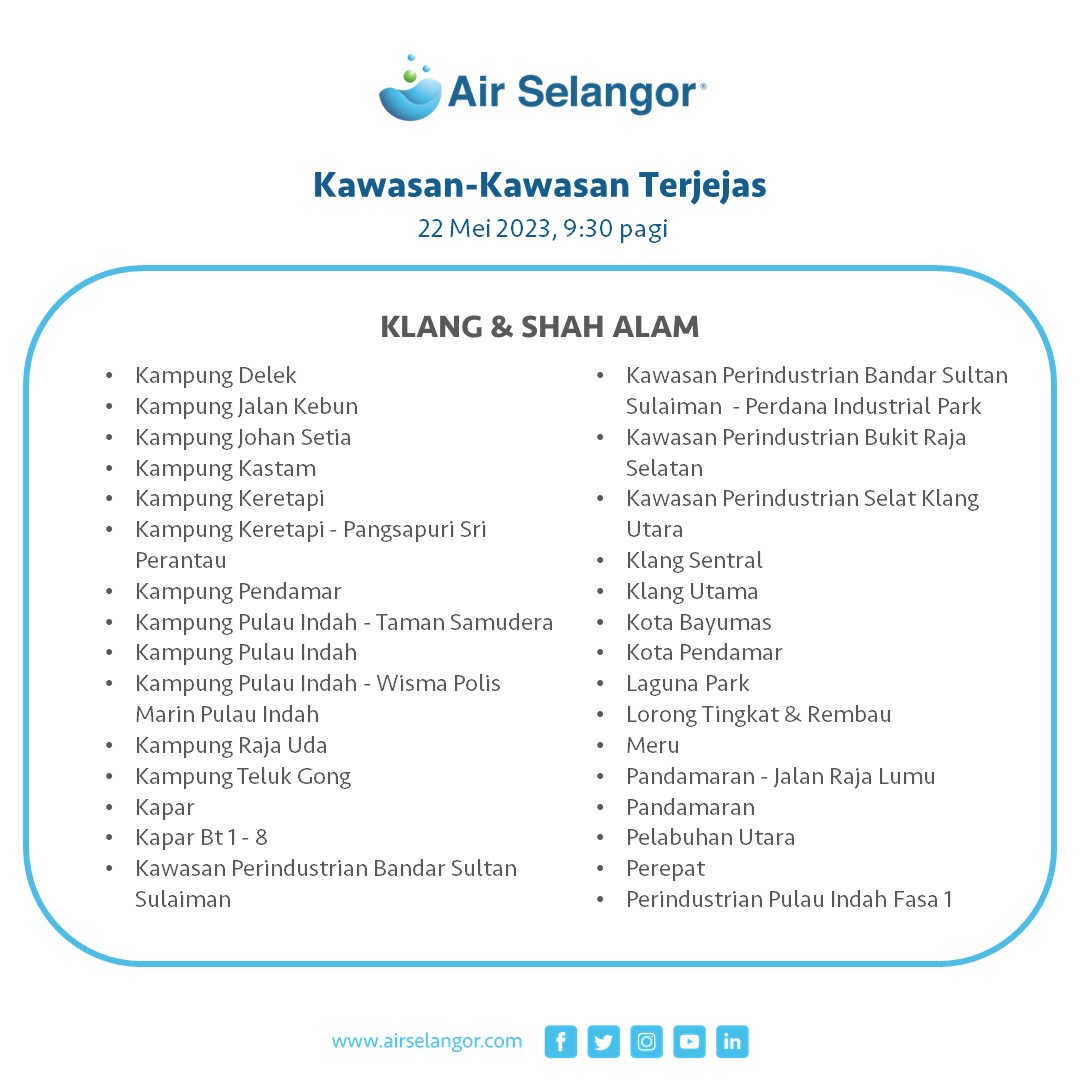 Air Selangor On Twitter Air Selangor On Twitter