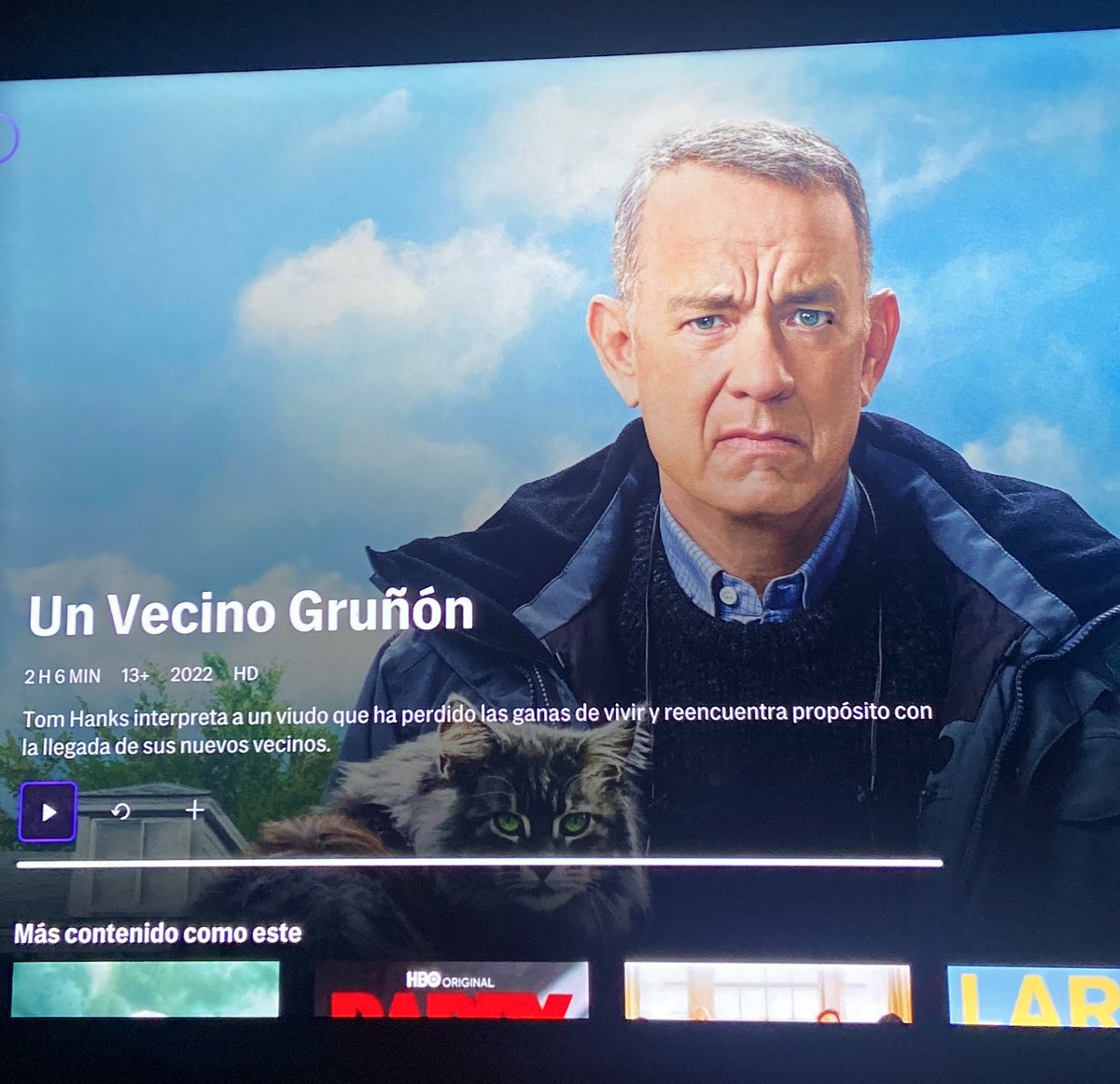 Por favor, miren esta película. Es muy muy linda 🤍 #TomHanks #AManCalledOtto