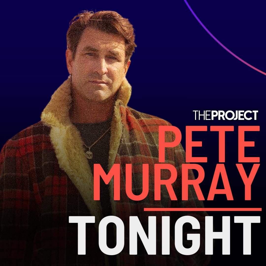 Tonight, Aussie musician @PeteMurrayMusic joins #TheProjectTV desk live! Join our free live studio audience here: fal.cn/3yqbf