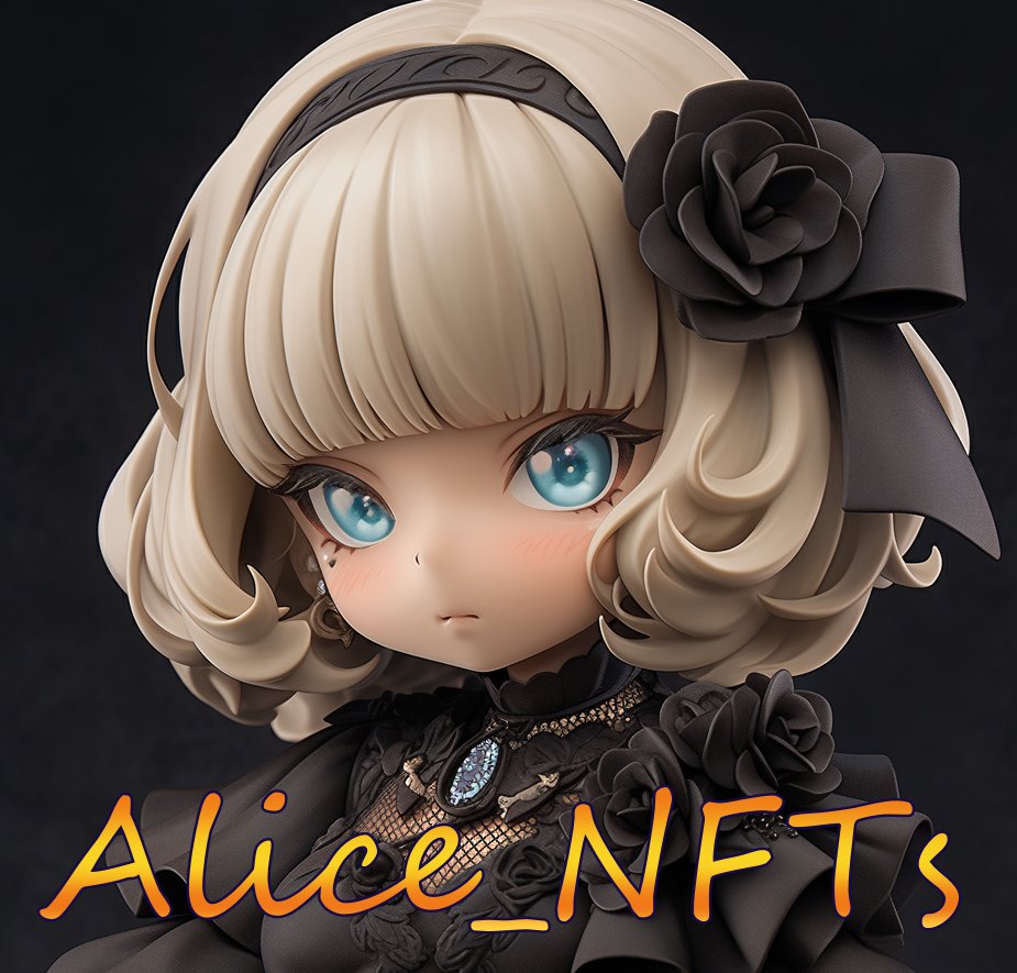 今日は #AIアート やります😆

新コレクション作ったので遊びに来てね💞

🌹#ありすろいど🌹
opensea.io/collection/ali…

#Alice_NFTs
#Aliceroid