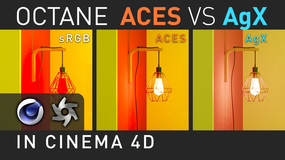 RaphaelRau's tweet photo. Another week another Tip:
This week About AgX inside Octane C4D and Fusion Studio.
If you ever wondered if you can use something else then ACES in OCIO, this is the answer.
https://t.co/4BqbRWWHsL
@OTOY #octanerender @MaxonVFX #cinema4d
@Blackmagic_News #fusionstudio https://t.co/8GDE6RDSIT
