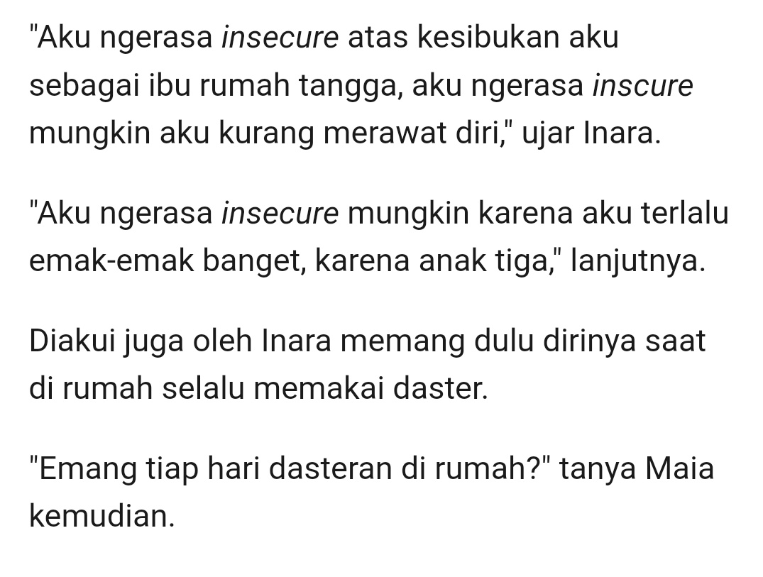 ternyata buat sekadar paham bahwa fisik perempuan pasti akan berubah karena tugas reproduksi biologis yg berat aja mesti diedukasi, diassesment dan dipastikan kalo calon pasangan bakal paham. ok start the conversation to ur loved one, girls 🥴