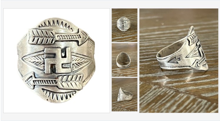 Vintage Signed Navajo Native American Sterling Silver Whirling Log Ring Size 9 | eBay #vintagecostumejewelry #costumejewelry #vintagejewelry #jewelry #estatejewelry #signedjewelry #sterlingsilver #whirlinglogs #vintagering 
ebay.com/itm/1158114520…