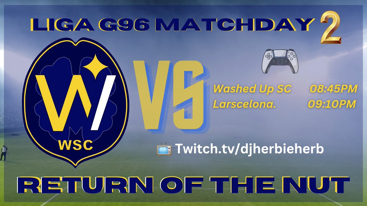 <a href="/Liga_G96/">Liga G96</a> action tonight. Join the NUT as we look to protect our unblemished record. #ReturnoftheNUT #TheWalnutWay #LigaG96 #ProClubs
