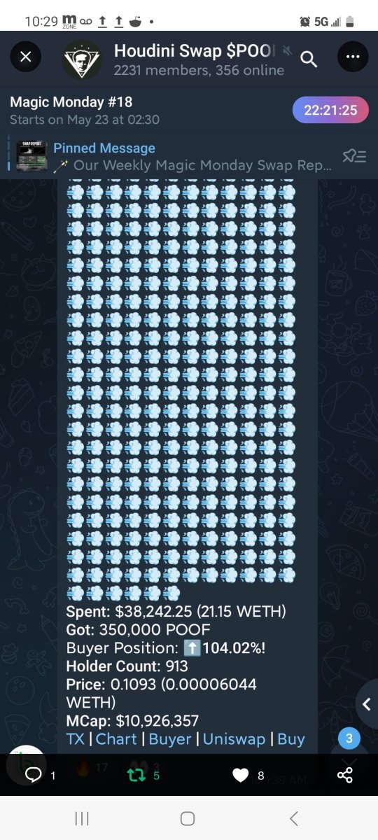 Holy moly what a pump!!  Can't say we didn't warn you. #HoudiniSwap