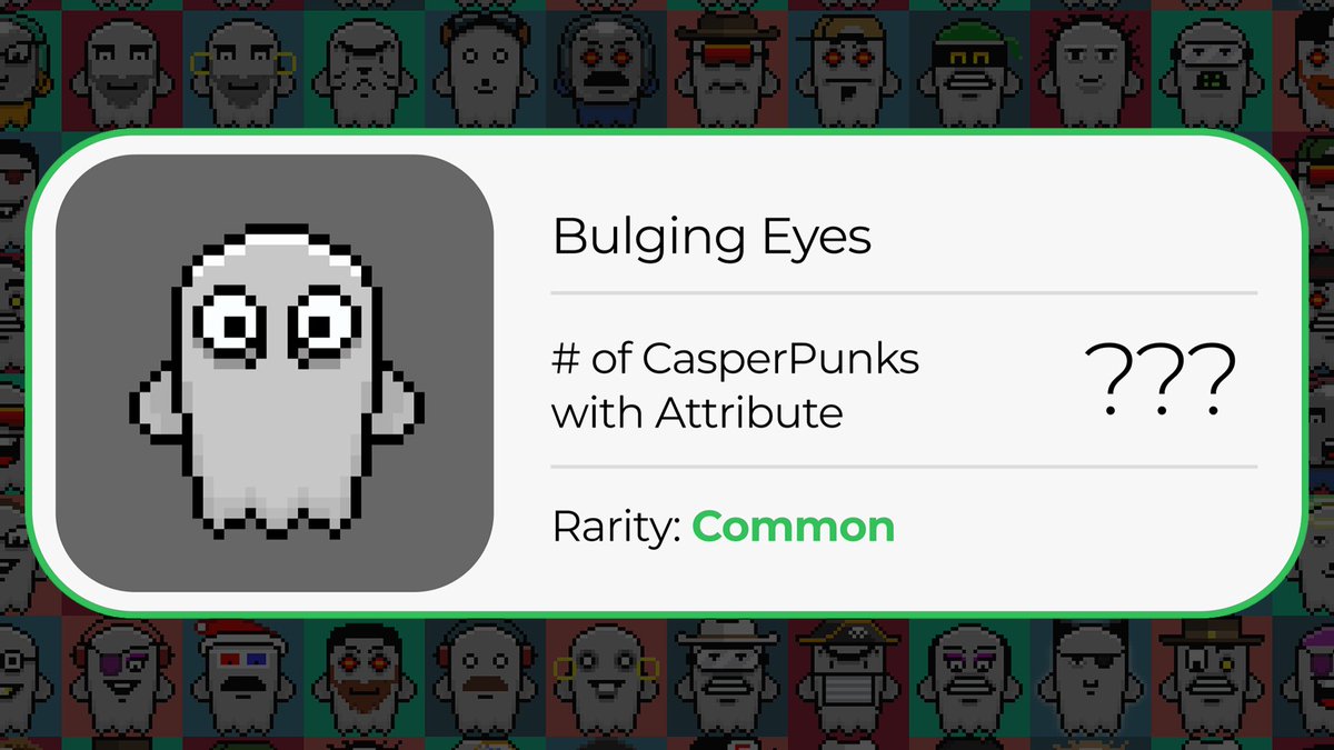 casperpunks_'s tweet photo. Your eyes are gonna bulge when you see your CasperPunk for the first time.  👀👻

A bit more patience and you might just see this trait pop up on one of your punks. 👁️

Get your Mystery Box now ⤵️

https://t.co/GWKkNkrgam https://t.co/83nQrSETLD