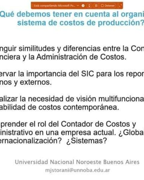 ECEyJUNNOBA's tweet photo. “¿Qué debemos tener en cuenta al organizar un sistema de costos?”
La actividad fue organizada por la UNNOBA Y la UNISINU.

#UNNOBA20Años
#UNNOBAEnMovimiento 

@unnoba_noticias https://t.co/O4EiM3erf3
