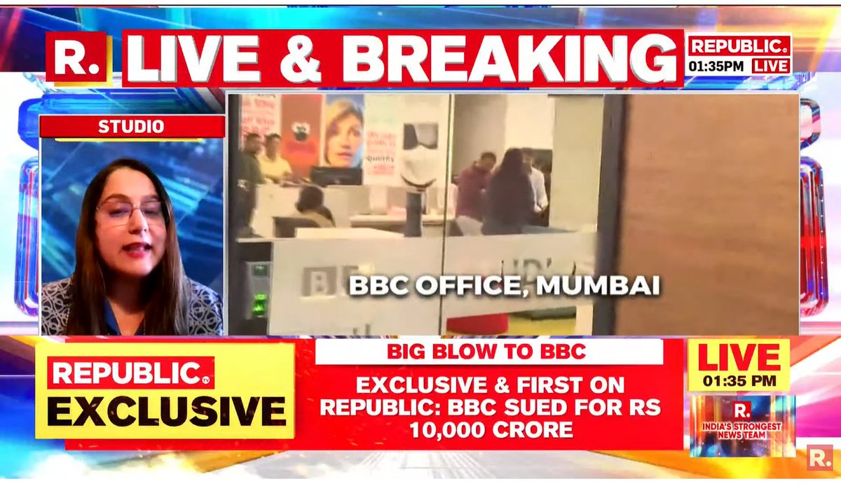techly360's tweet photo. BBC got Rs 10,000 crore Defamation Case 🤣
Habibi Ye India Hotiiii 🤣
#BBC #BBCNews #BBCDocumentary #BBCBan #BanBBC #topstories #BreakingNews https://t.co/bHhi28yRwJ