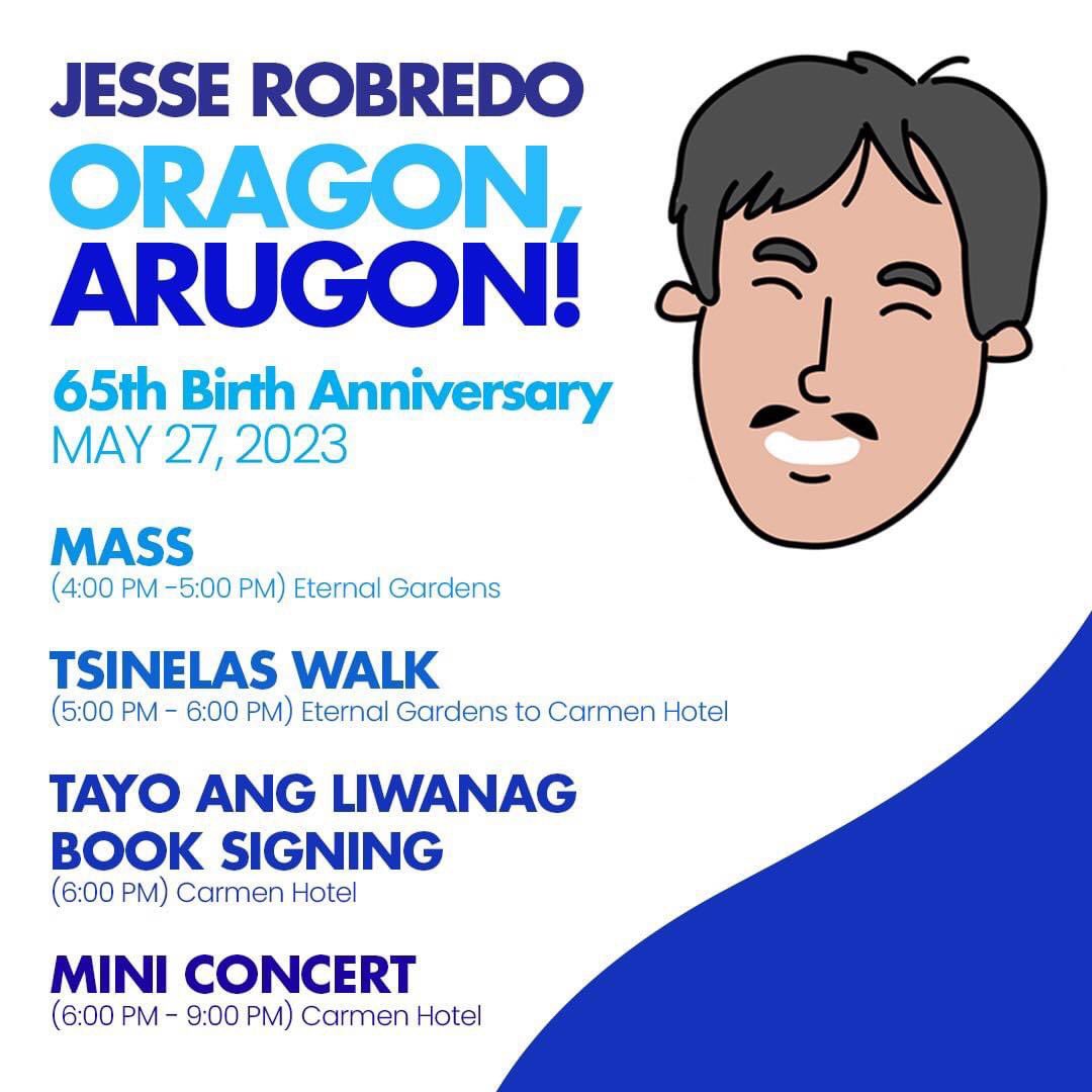 kwintaaas's tweet photo. Nakahanda na po si blue mong shirt saka tsinelas para sa Sabado, May 27, 2023?
Madya na! Iribanan po kitang gabos tanganing magtao nin onra sa legasiya kan satuyang padangat na dating DILG Secretary asin Naga City Mayor Jesse M. Robredo!
Catch you there mga Kabataang May #SiLBi https://t.co/GrEKHStNL1