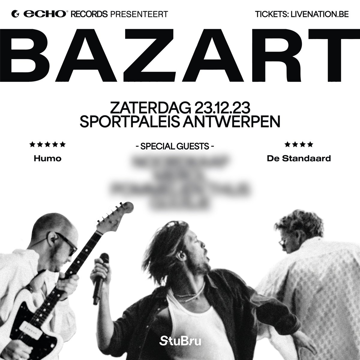 Op 23 december 2023 keren we terug naar het Sportpaleis! Onze eerste zaalshow sinds 2021 en we beloven, dat het een gigantisch feest wordt. We komen trouwens niet alleen… Maar daarover later meer!
Tickets zijn vanaf vrijdag te koop: bit.ly/43jzntS