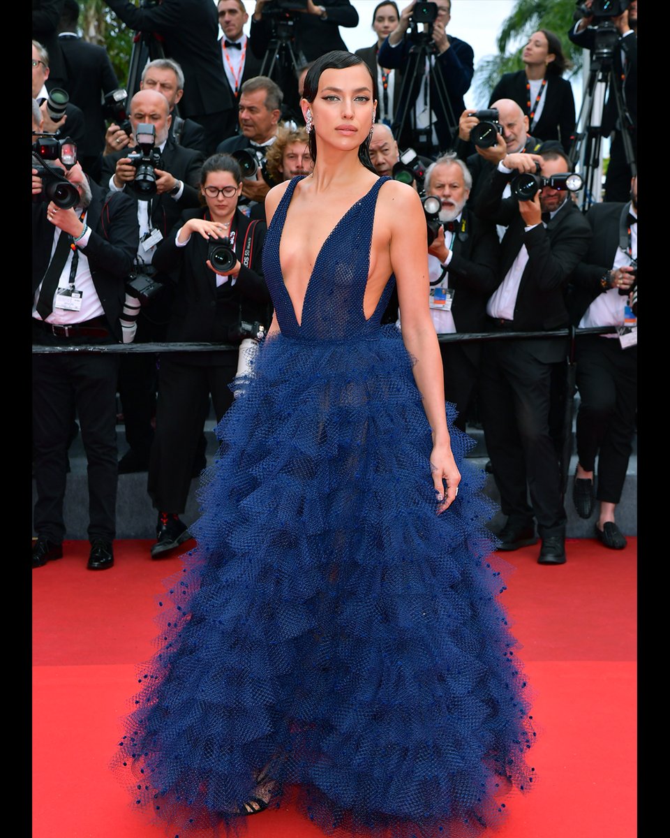 Irina Shayk wore #GiorgioArmaniPriv gown for the red carpet of the film  Killers of the Flower Moon. Alessandra Ambrosio attended the for the red  carpet of the film Killers of the Flower