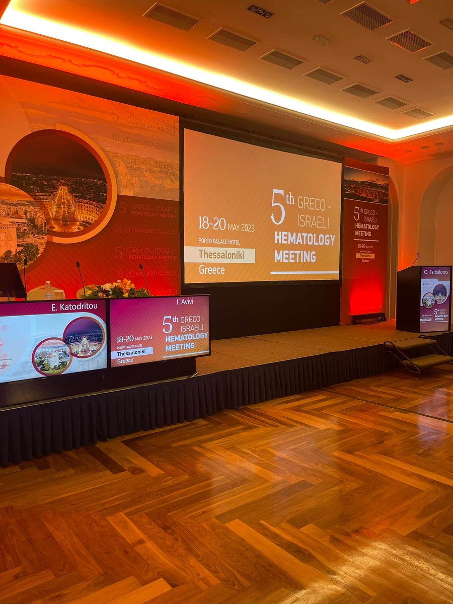 GlobalEvents15's tweet photo. 5th Greco-Israeli Hematology Meeting
Colleagues from Israel, Cyprus and all over around Greece joined in another successful and of high scientific level meeting. 
#hematology #Greco-Israeli #meeting #skg #globalevents
@PortoPalace https://t.co/p5gAY92YhV