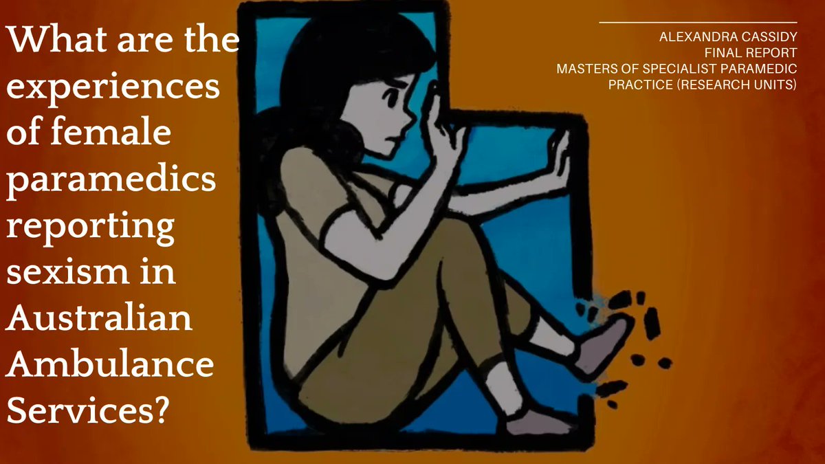 @alexm_cassidy completed her research project this semester investing female paramedics experiences with reporting sexism. She found three main themes in regards to reporting: the barrier of incivility, the impact of trust, and hegemonic masculinity. @BBeovich <a href="/HuntB_/">Brooke Hunt</a> <a href="/MacAhensby/">Alisha McFarlane</a>