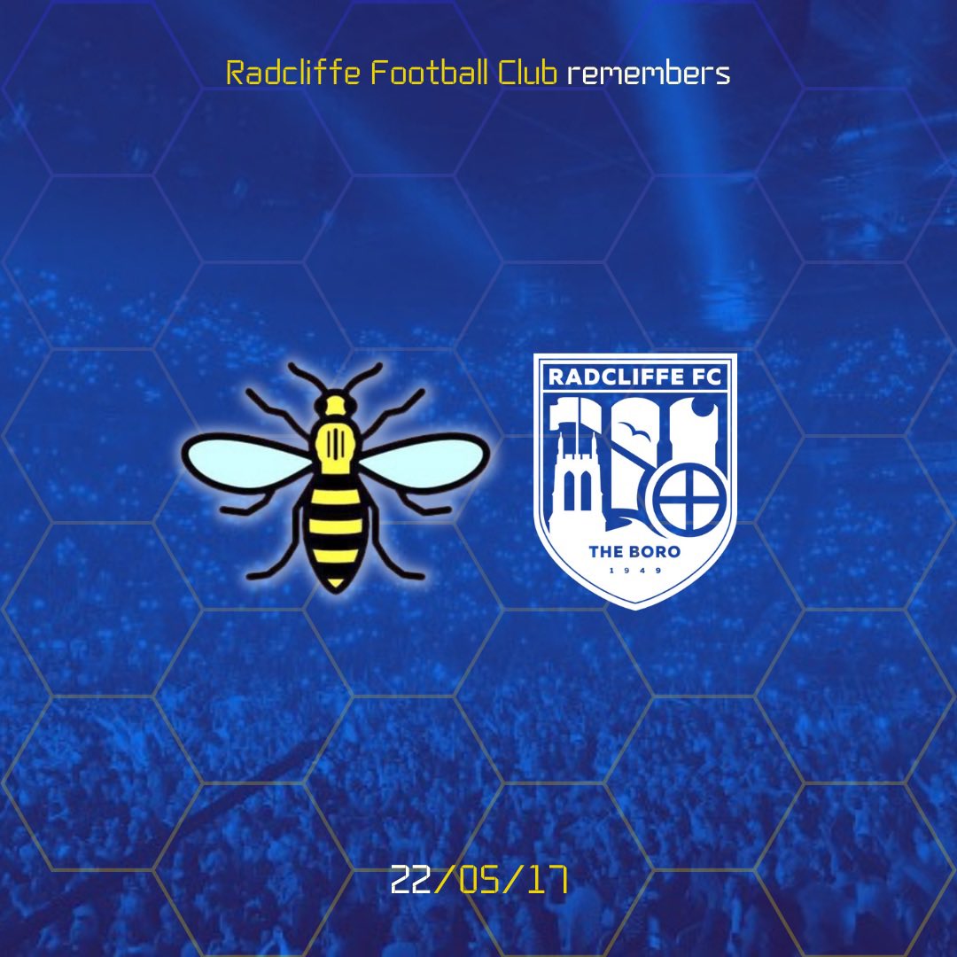 Six years on, never forgotten 🐝

Radcliffe Football Club remembers the 𝟐𝟐 💙

#WeAreRadcliffe #UTB