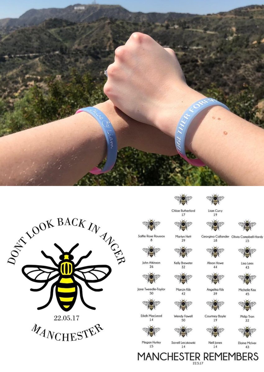 the_cjpeacock's tweet photo. Remembering Liam, Chloe and all of the 22 today.

#Pinkandblueday #ManchesterRemembers 🐝🐝

❤️ @chloeandliam24t https://t.co/SqnxVjj6Lk