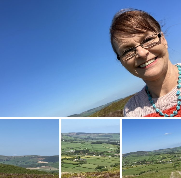 trudydavies1964's tweet photo. Beautiful weekend weather in Mid Wales, could see for miles on top of the hills on the Radnorshire / Montgomeryshire border 
#Threemilesadayinmay 
#RBLI #TommyClub 🌺 
#RoyalBritishLegionindustries #RBL 
#RBLWS #lestweforget https://t.co/WH7lhCZZWq