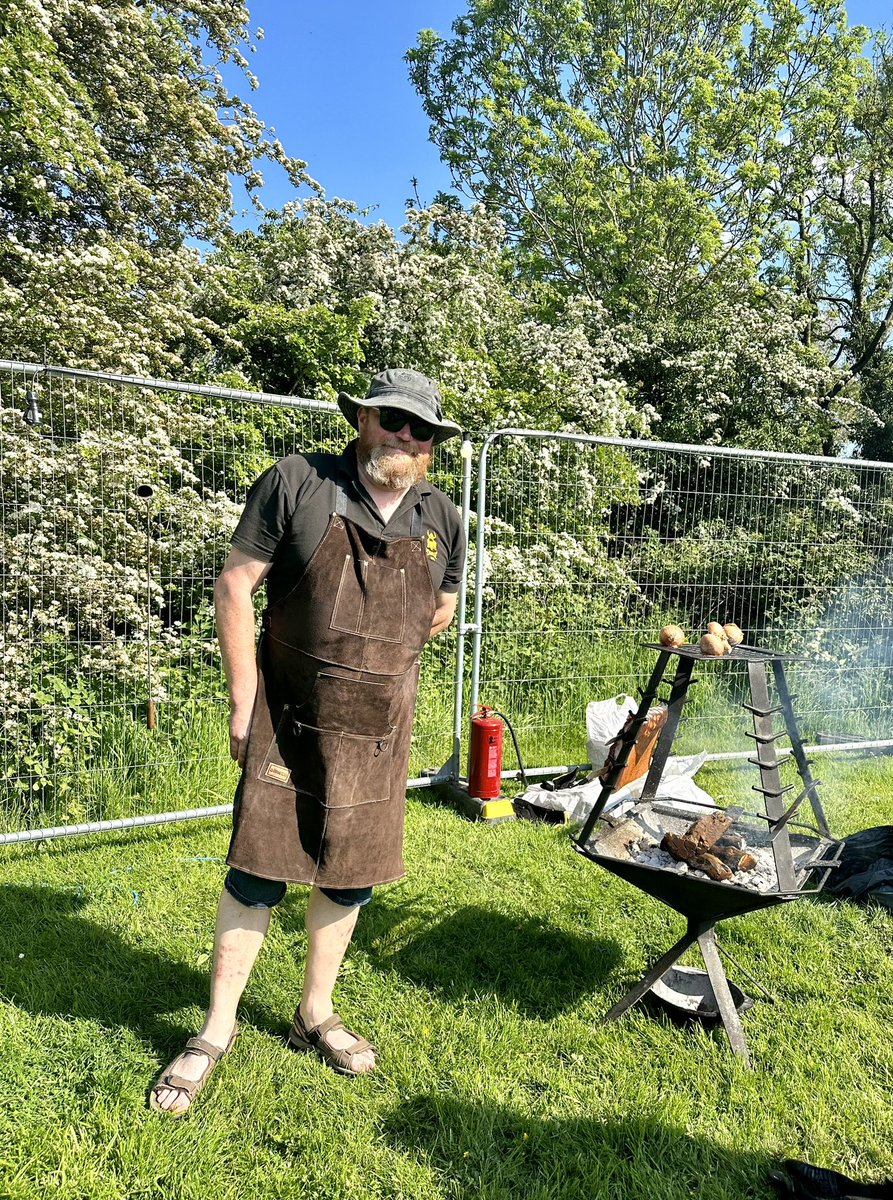 Couple from the Flame &amp; Food festival near Preston this weekend.  Epic day!  I won the Hot Wing challenge too!
