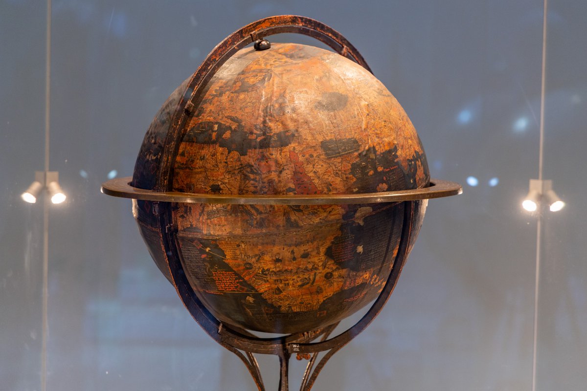 SThurigen's tweet photo. @aarontpratt Same applies to the #Behaim #Globe @GNM_Nuernberg https://t.co/VnuDW2J22X