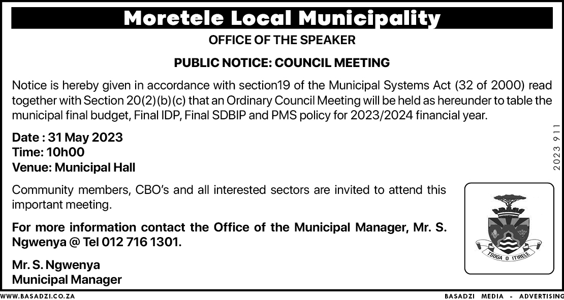BasadziGroup's tweet photo. The following Municipalities/Departments/Companies released vacancies/tenders/notices this past week

5. Poet st Johns
6. Moretele LM
7. Ithala

keep safe, like &amp; share, and stay tuned for more posts/tenders/Vacancies https://t.co/9HNC2RBFeM