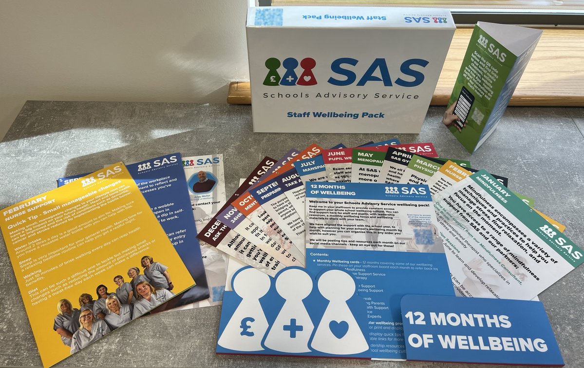 We are excited to launch our Staff Wellbeing Packs!🧠💙

Available to SAS schools and academies, they provide staff with direct, easy and confidential access to our extensive range of wellbeing services - select the option on your quote form or contact your account manager today!