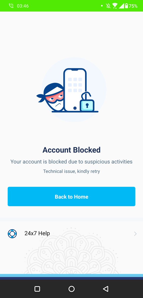 thisrj's tweet photo. @Paytmcare shame on you paytm sudden blocking account why.? What kind of suspicious activity you found tell me  ? https://t.co/KjpaRP6o4N