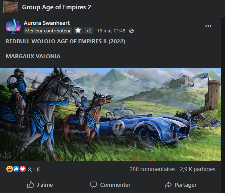 valonia_art's tweet photo. Waaaa... Mon dessin a eu 8000 likes et 3000 partages sur un groupe facebook dédié. 

Quand je l'ai partagé ici j'ai eu 200 likes mdr. 

Ca serait tellement énorme si vous pouviez le partager autant ici pour faire connaître mes dessins😭❤️ https://t.co/VLWWnP76GR