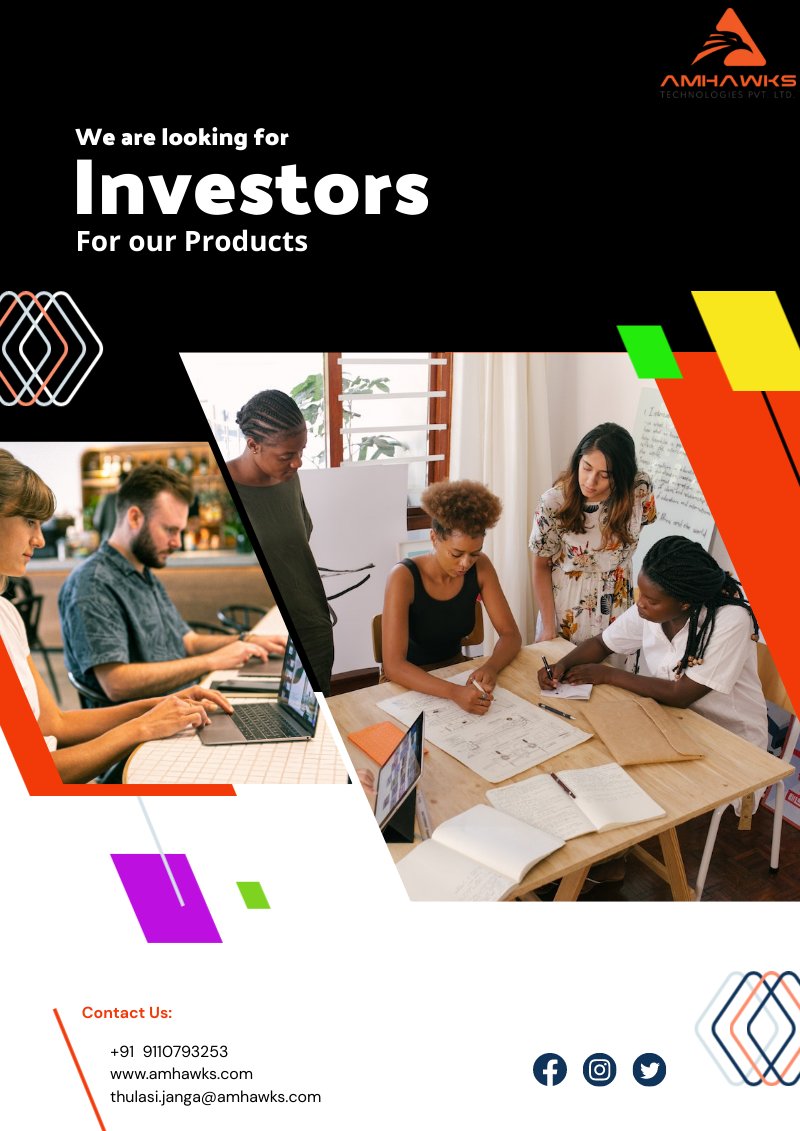Amhawks_Tech's tweet photo. We are looking for investors for our Products...
For more details:
Visit : https://t.co/B3mIGWjnwJ
Mail to : thulasi.janga@amhawks.com
Contact us : +91 9110793253

#DigitalPayments #DigitalIndia #Denomination #2000notes https://t.co/P3Epq6jv99