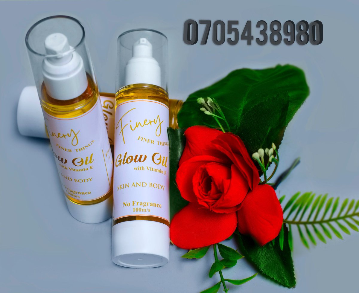 @ChristianInflUg Finery glow oil. 
Revitalize your skin at 45k
Dm @thefinery_Ug , call/ whatsapp 0705438980