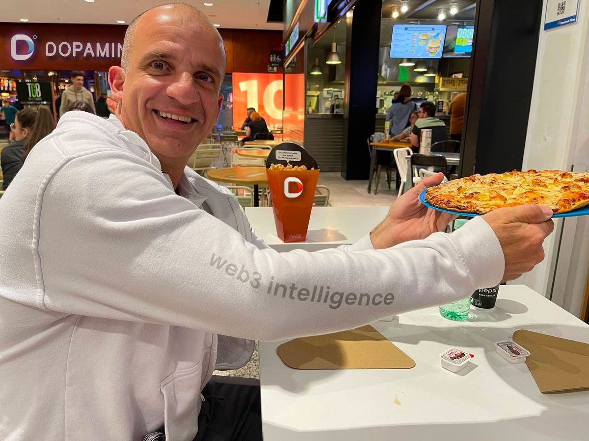 DOPAMINE CRYPTO MOBILE APP WITH $DOPE 🚀 (@mydopamineapp) on Twitter photo Happy Bitcoin Pizza Day!🍕 Celebrating #BitcoinDay with a cheesy twist! 🚀 Our CEO indulging in a mouthwatering pizza to mark the occasion. 🙌 Huge thanks to <a href="/joinFIO/">FIO Protocol</a> for this exciting challenge. Let's keep pushing the boundaries of decentralized finance and revolutionize the Happy Bitcoin Pizza Day!🍕 Celebrating #BitcoinDay with a cheesy twist! 🚀 Our CEO indulging in a mouthwatering pizza to mark the occasion. 🙌 Huge thanks to <a href="/joinFIO/">FIO Protocol</a> for this exciting challenge. Let's keep pushing the boundaries of decentralized finance and revolutionize the