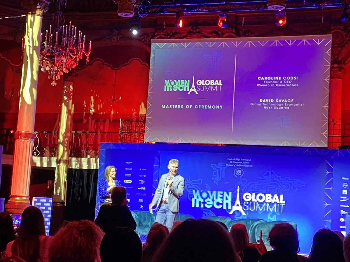 Women make a difference that is unbound. Being inspired and empowering the next gen of young women to be the best they can be without judgement @dsavage_1984 <a href="/carolinecodsi/">Caroline Codsi</a> open the <a href="/WomenInTechOrg/">Women in Tech® Global</a> global summit “23