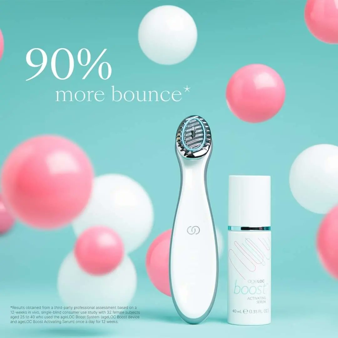 SpiritBeautyExc's tweet photo. ageLOC Boost System doesn’t just work – it’s clinically shown to work! What's your favourite benefit? 🥰

More info: https://t.co/2qVR8aIB2Y

#NuSkin #ageLOC #cosmetics #skincare #boost #beauty #facial #treatment #beautydevices #antiaging #glow #plump #serum #firmskin #bright https://t.co/5g7K4VEkFP
