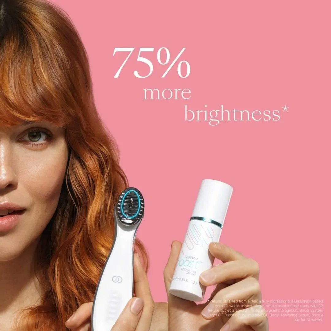SpiritBeautyExc's tweet photo. ageLOC Boost System doesn’t just work – it’s clinically shown to work! What's your favourite benefit? 🥰

More info: https://t.co/2qVR8aIB2Y

#NuSkin #ageLOC #cosmetics #skincare #boost #beauty #facial #treatment #beautydevices #antiaging #glow #plump #serum #firmskin #bright https://t.co/5g7K4VEkFP