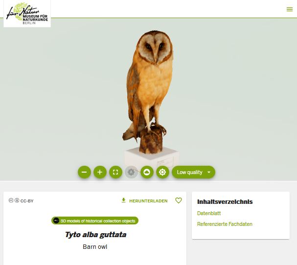 Am #TagderArtenvielfalt laden wir Euch ein, die unzähligen Arten in der #Sammlung des @mfnberlin in unserem #Datenportal zu erkunden. Zeichnungen, Fotos, 3D, Tierstimmen, Podcasts, Playlists – auch die Vielfalt unserer Medien ist groß.
portal.museumfuernaturkunde.berlin