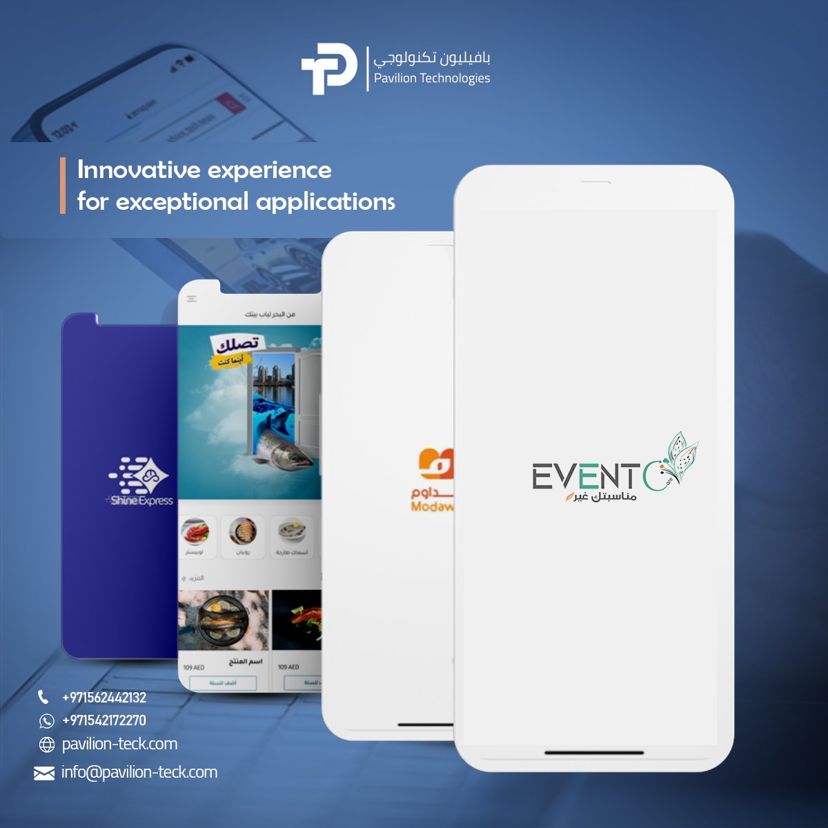 paviliontechuae's tweet photo. Let us help you transform your vision into a tangible reality and provide you with an exceptional app that puts you at the forefront of competition and captivates your audience.📈
via WhatsApp: +971542172270
For phone calls: +971562442132
#Payments #PaymentGatewayUAE #UAE #Dubai https://t.co/8vN2QFjTrN