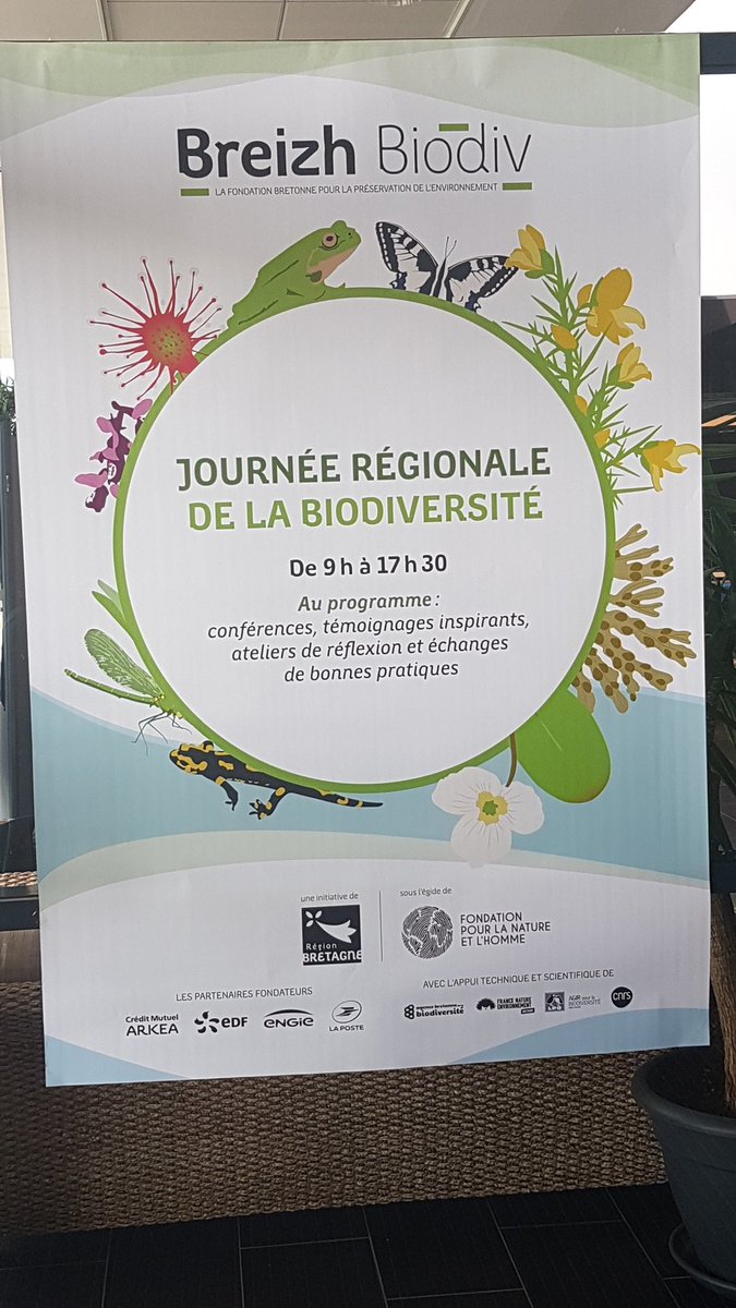 Aujourd'hui je suis à la journée régionale de la biodiversité à Langueux !