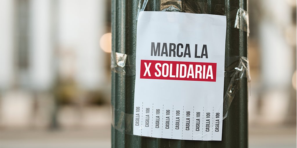 ParkinsonBurgos's tweet photo. Cuando te enfrentes a tu declaración de la #Renta2022 recuerda marcar la #XSolidaria para destinar un 0,7 % a proyectos de #FinesSociales. Ni pagas más ni te devuelven menos por hacerlo y ayudas a millones de personas. Gracias!!! #LlámaloXSolidaria https://t.co/GcPfkElSHD