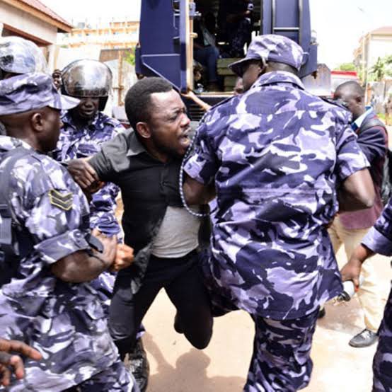 So painful how Police brutally handles peaceful demonstrations in the university instead of providing security to the students #UgandaSecurityExhibition 
This lead to serious injuries that can never heal in people’s hearts especially a student who lost a hand to teargas canister