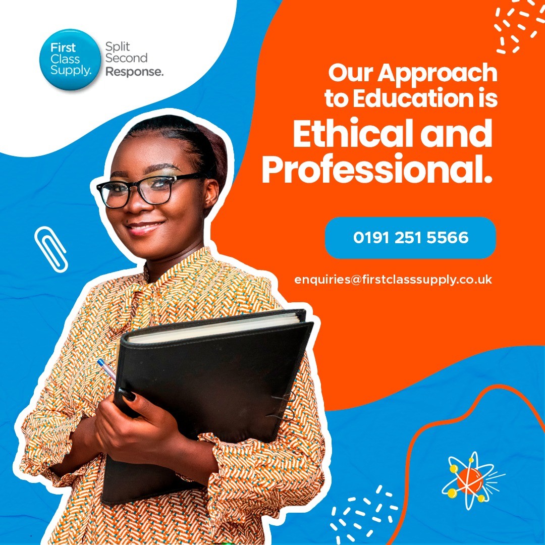1stclasssupply's tweet photo. Our approach to education is always ethical and professional.

We have an unrivalled reputation for offering an exceptional, professional, personal and friendly service to all who join us (just try us and see!).

#supplyteaching #supplyteachingjobs #teachingjobs #teachingcareers https://t.co/oFLsmd5qGo