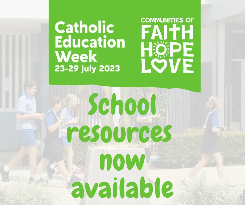 Do you need resources to help your school celebrate Catholic Education Week this year? Visit the website to find out more: buff.ly/3aZMIiw
