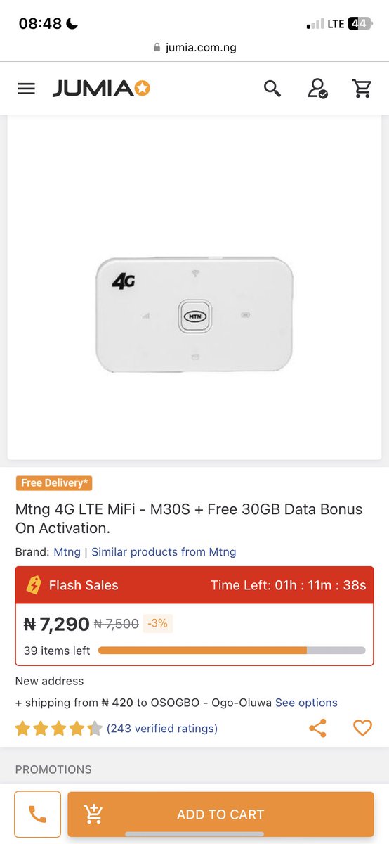 MTN mifi users 
Review