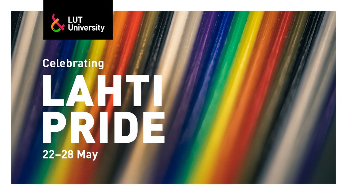 Sateenkaariliput liehuvat kampuksillamme 22.–28.5. Lahti Priden kunniaksi. 🏳️‍🌈

Tasa-arvo tarkoittaa syrjimättömyyttä sukupuolen tai sukupuolettomuuden, sukupuolikokemuksen tai sukupuolen ilmaisun perusteella. Sen puolesta myös me LUTissa liputamme vahvasti. 

#unilut #pride