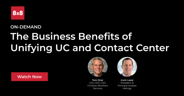 Businesses everywhere are converging #unifiedcommunications & #contactcenter platforms onto a single provider. On-demand: @Metrigy's @imlazar & @CBServices2's Tom Drez share how an integrated platform boosts #CX while ensuring business continuity. #XCaaS bit.ly/3ol7fHY