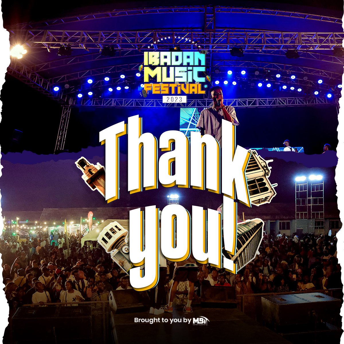 MBI_ENT's tweet photo. Thank you Ibadan ❤️❤️❤️
#IBMF23 https://t.co/23Fz8bcceZ