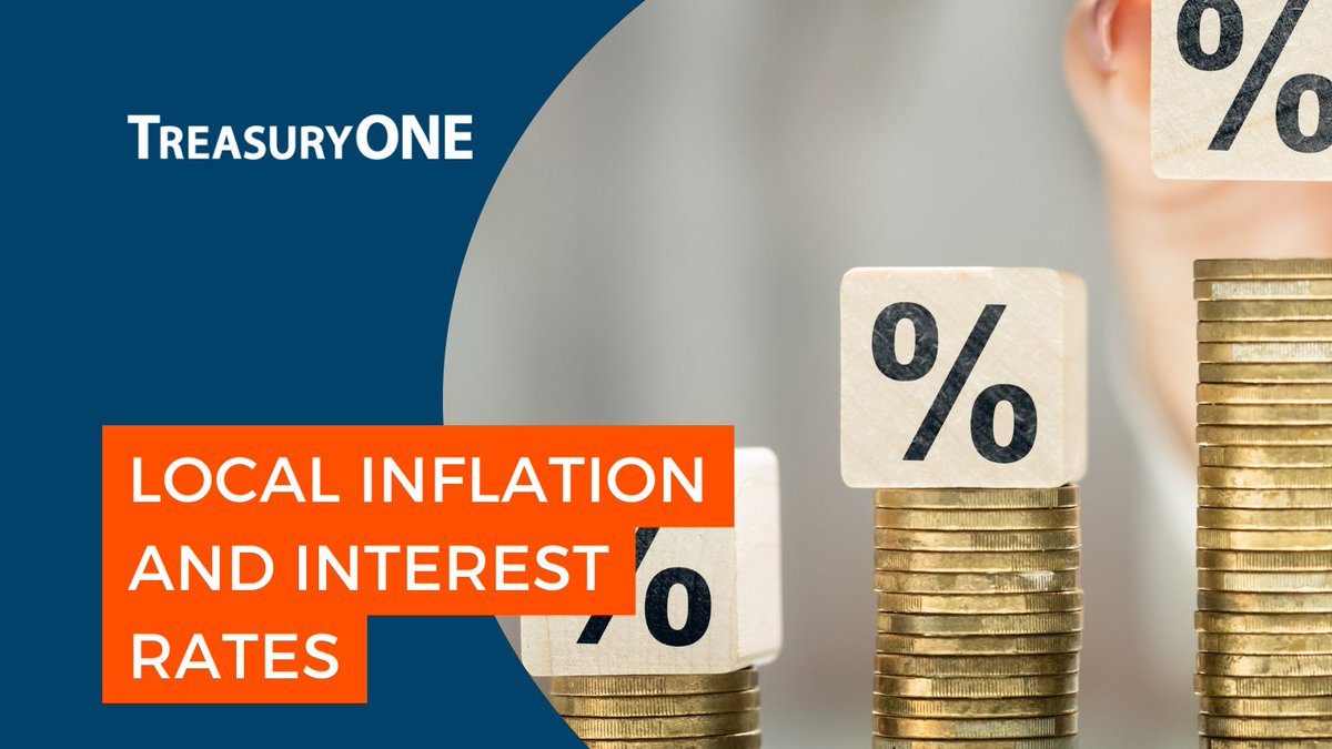 MPC decision on Thursday: we could have between 50bps and 75bps hike. The reason will be because inflation remains sticky above the 3%-6% target band and also to try to stem the continued losses of our local currency. #Inflation #InterestRates

treasuryone.co.za/local-inflatio…
