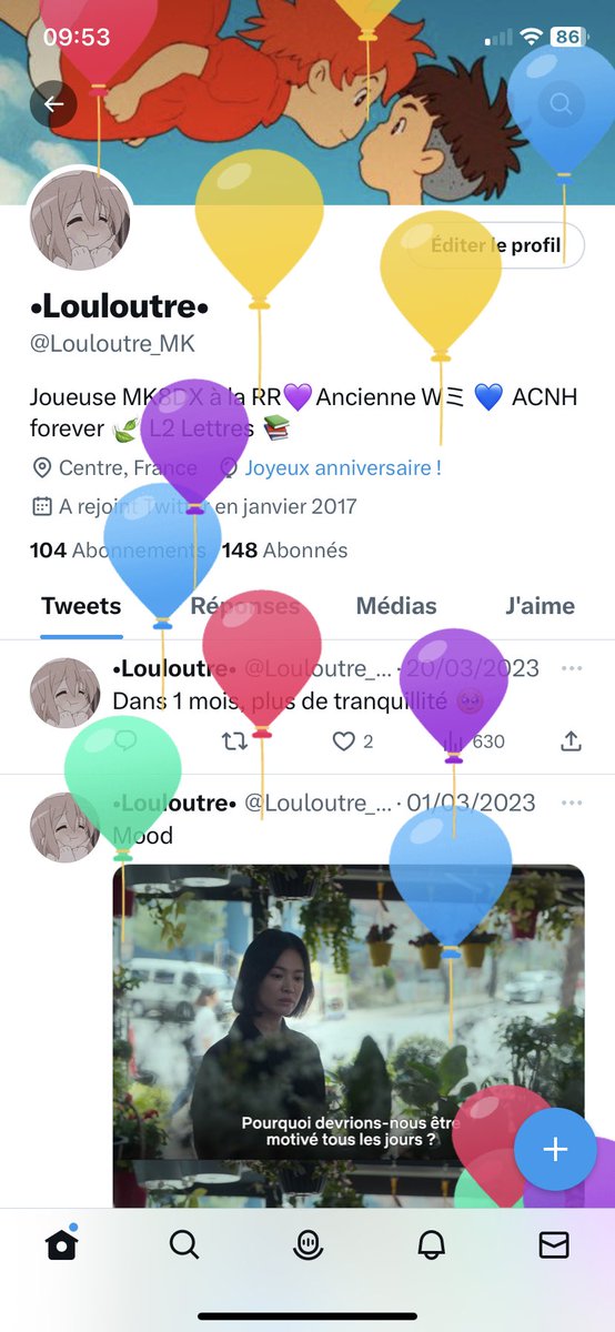 •Louloutre• tweet media