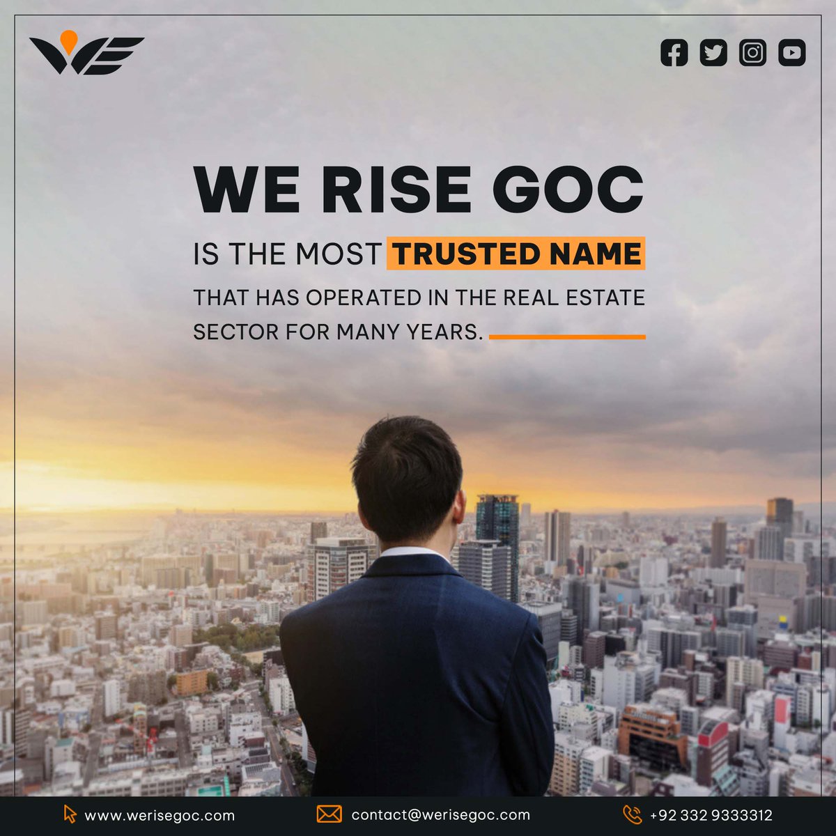 werisegoc's tweet photo. Looking for a reliable and trustworthy real estate company in Pakistan? Look no further than We Rise GOC! With years of experience in the industry, We Rise GOC is the most trusted name in real estate.
https://t.co/s8whf3Yp0i
#WeRiseGOC #RealEstatePakistan #TrustedName https://t.co/wBqRTc5Bhv