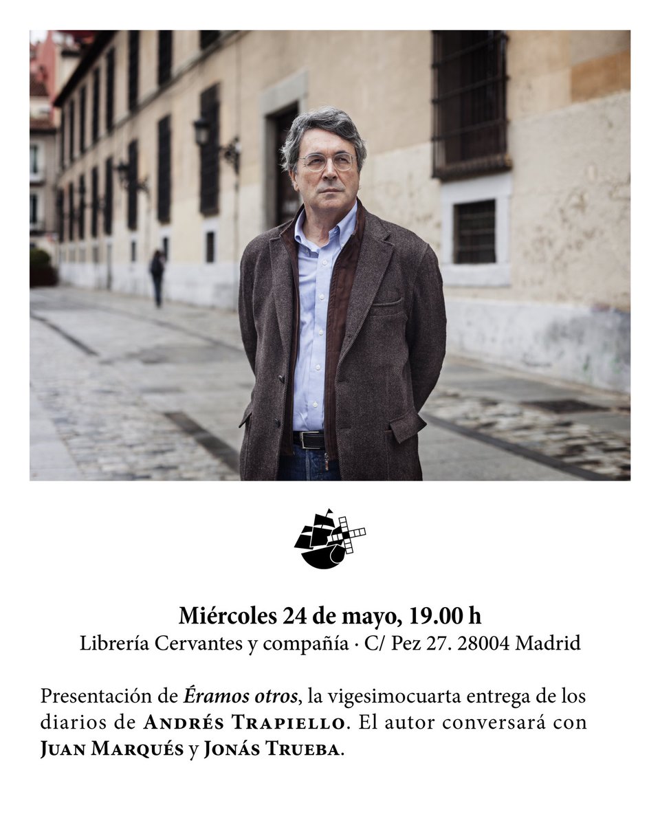 Para aquellos que no pudiendo asistir la semana pasada a la presentación pidieron una reposición… y también para los reincidentes. Bienvenidos todos. Miércoles a las 19.00 en <a href="/CervantesyCia/">Cervantes y Compañía</a> <a href="/TrapielloAndres/">AndrésTrapiello</a>