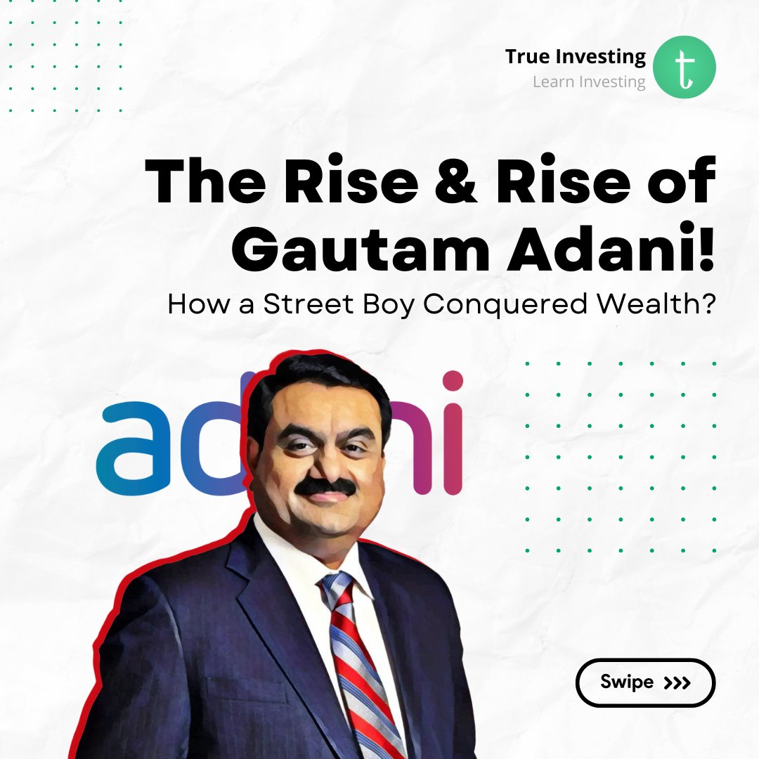 Do you #GautamAdani was a Street Boy Who Conquered Rs 4,490 Lakh Crore Wealth?

#GautamAdani #SuccessStory #AdaniGroup #AdaniEnterprise #adanistocks #investing #StockMarket #StockMarketindia
1/10