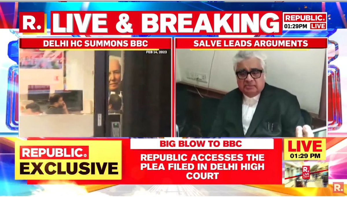 #BIG #BREAKING NEWS | BBC sued for Rs 10,000 crore for causing loss of reputation and goodwill to the Prime Minister. #HarishSalve #BBC #PMModi #DelhiHC youtube.com/watch?v=UEoSXn…